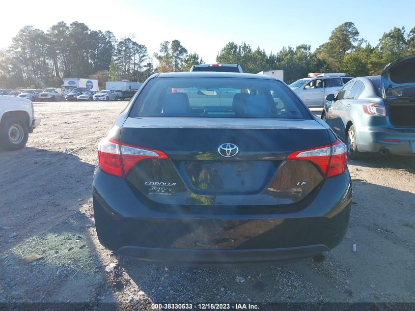 2015 TOYOTA COROLLA LE - 2T1BURHE4FC360596