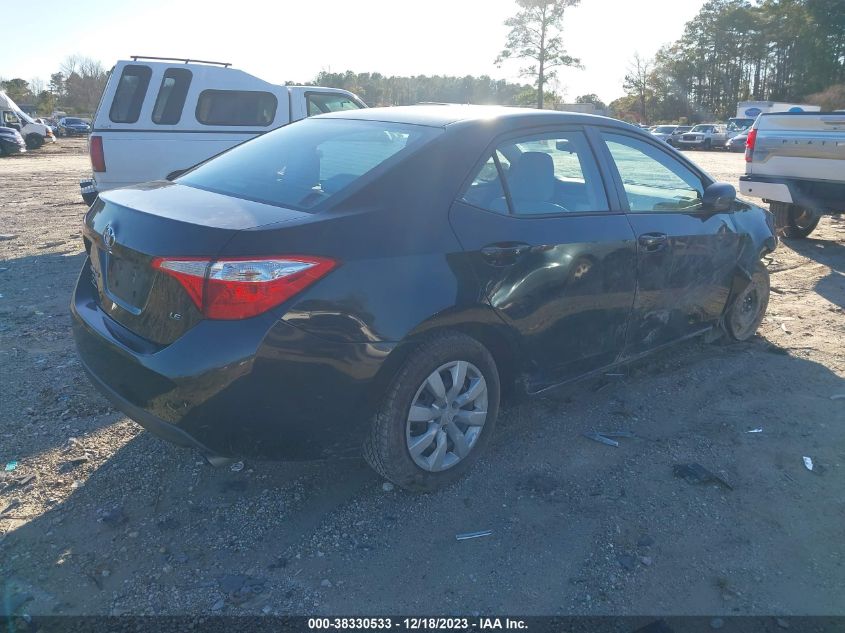 2015 TOYOTA COROLLA LE - 2T1BURHE4FC360596