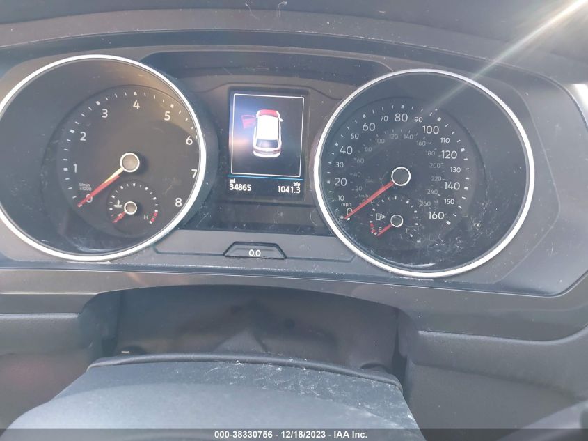 2019 VOLKSWAGEN TIGUAN 2.0T S - 3VV1B7AX6KM132460