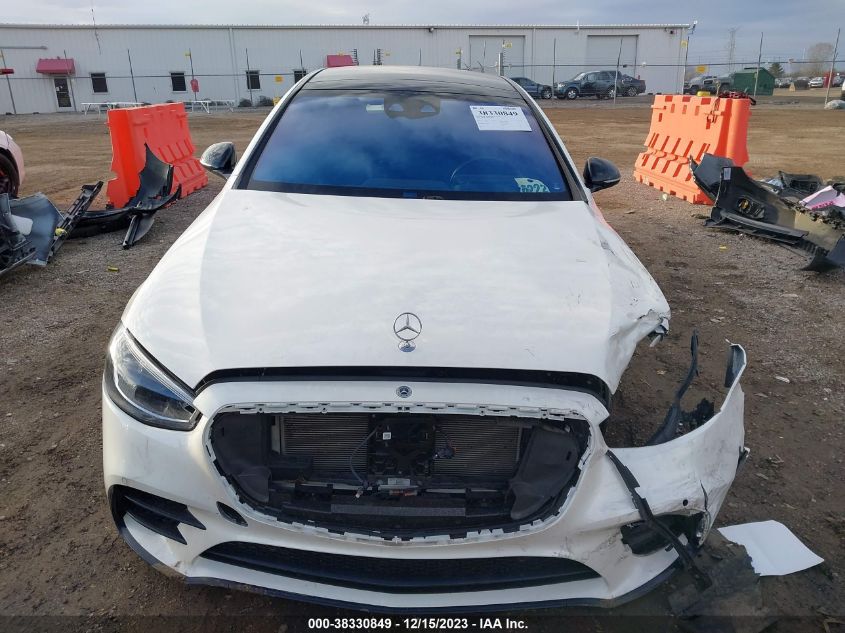 2022 MERCEDES-BENZ S 580 4MATIC W1K6G7GB2NA077949