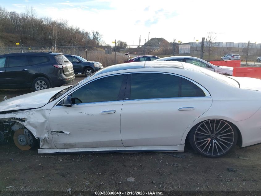 2022 MERCEDES-BENZ S 580 4MATIC W1K6G7GB2NA077949