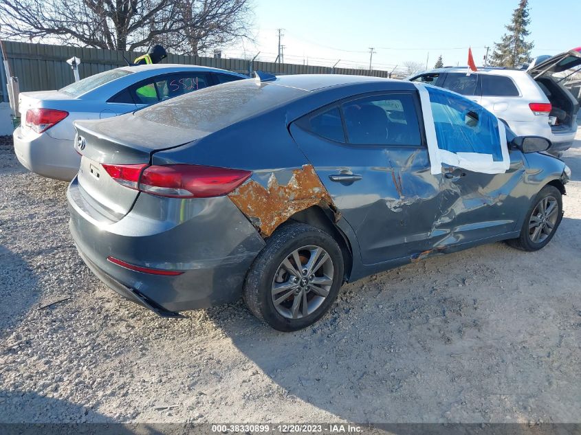 2018 HYUNDAI ELANTRA SEL - 5NPD84LF2JH264701