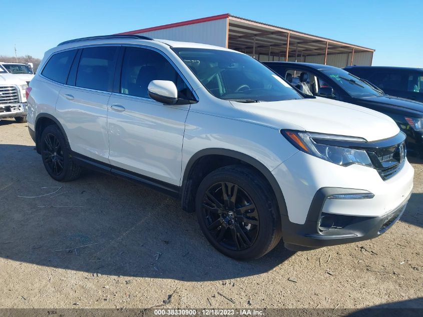 2022 HONDA PILOT SE - 5FNYF5H28NB025466