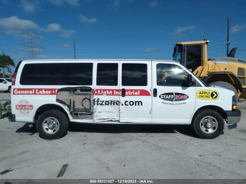 2017 CHEVROLET EXPRESS 3500 LT 1GAZGPFGXH1103991