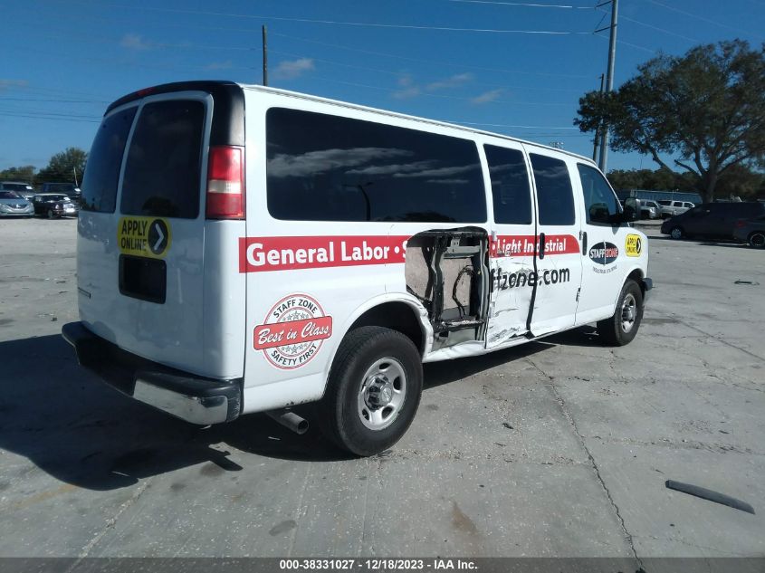 2017 CHEVROLET EXPRESS 3500 LT 1GAZGPFGXH1103991