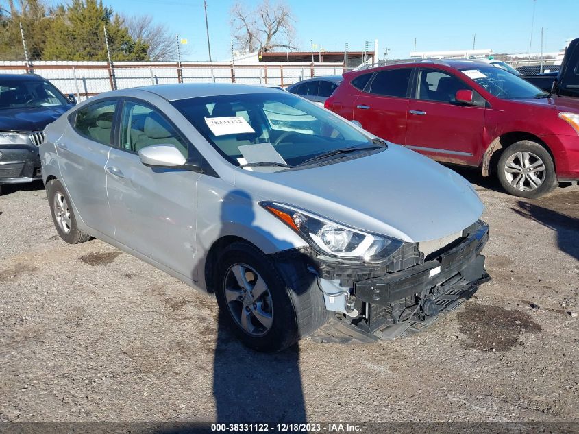 2015 HYUNDAI ELANTRA SE/SPORT/LIMITED - 5NPDH4AE3FH549604