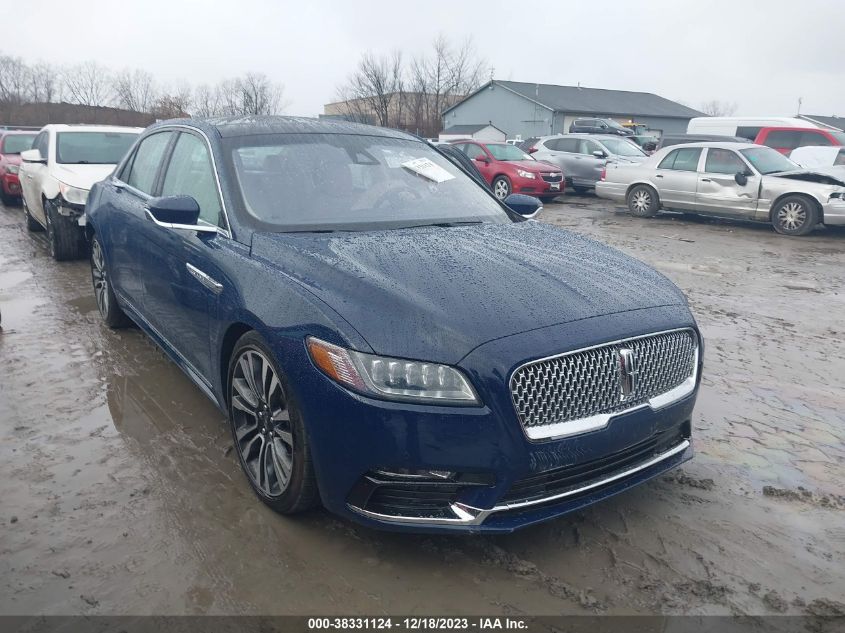 2019 LINCOLN CONTINENTAL RESERVE 1LN6L9NC4K5607383