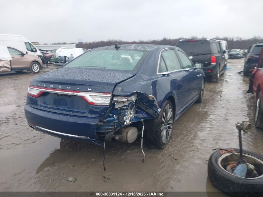 2019 LINCOLN CONTINENTAL RESERVE 1LN6L9NC4K5607383