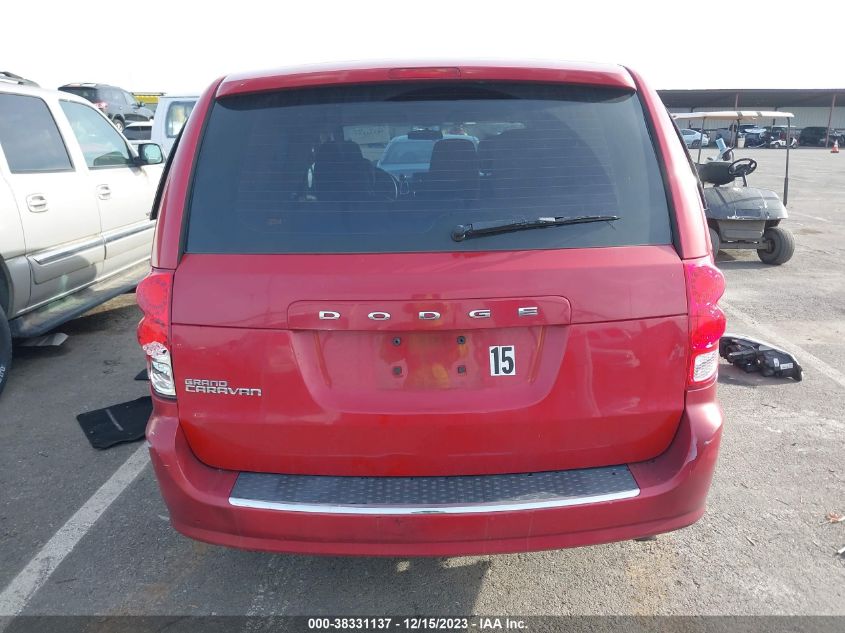 2013 DODGE GRAND CARAVAN SE - 2C4RDGBG1DR710387