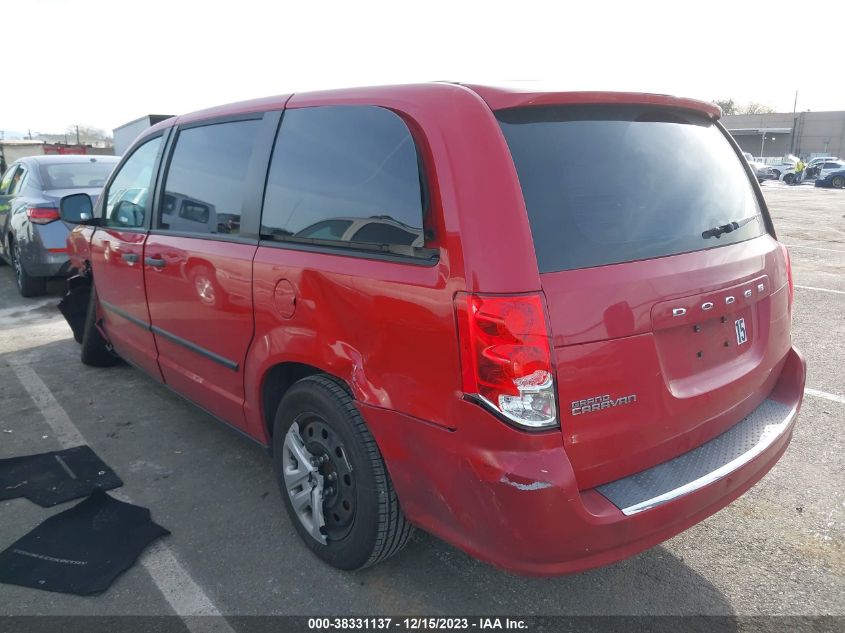 2013 DODGE GRAND CARAVAN SE - 2C4RDGBG1DR710387