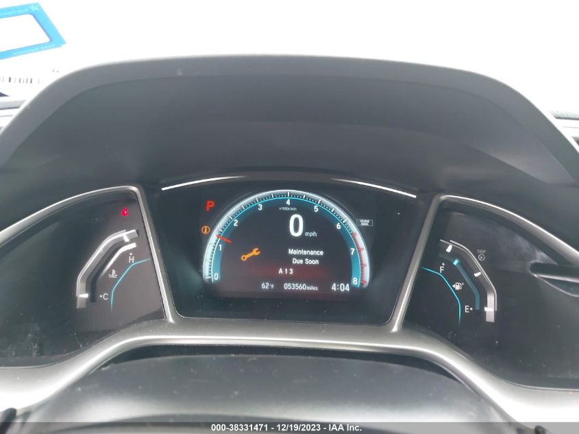 2018 HONDA CIVIC EXL - 2HGFC3B72JH350354