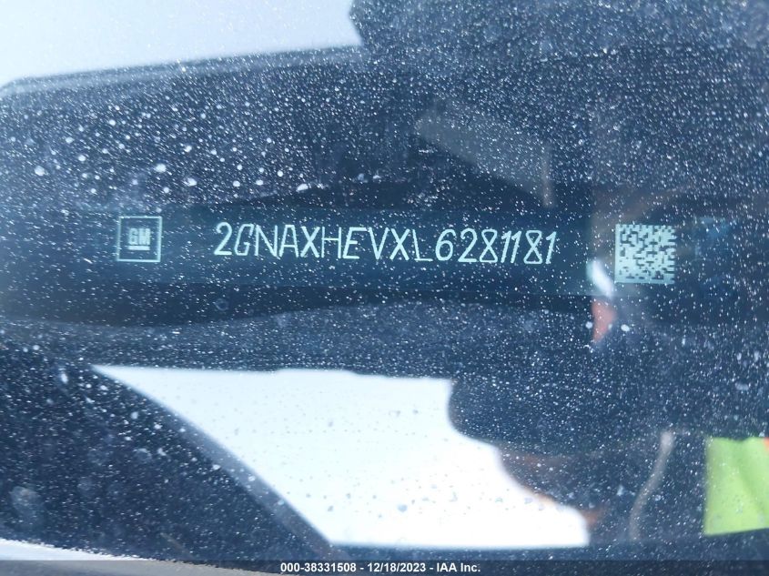 2020 CHEVROLET EQUINOX - 2GNAXHEVX16281181