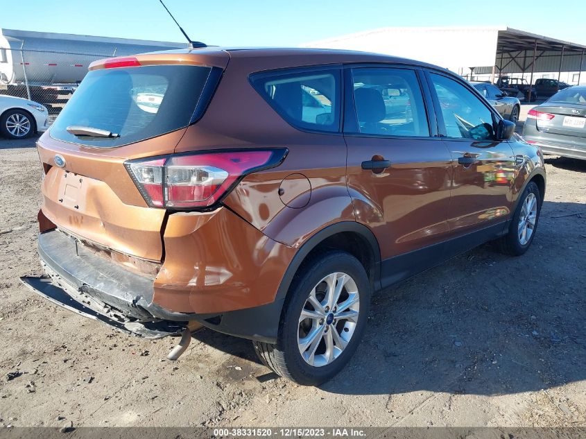 2017 FORD ESCAPE S - 1FMCU0F7XHUB64961