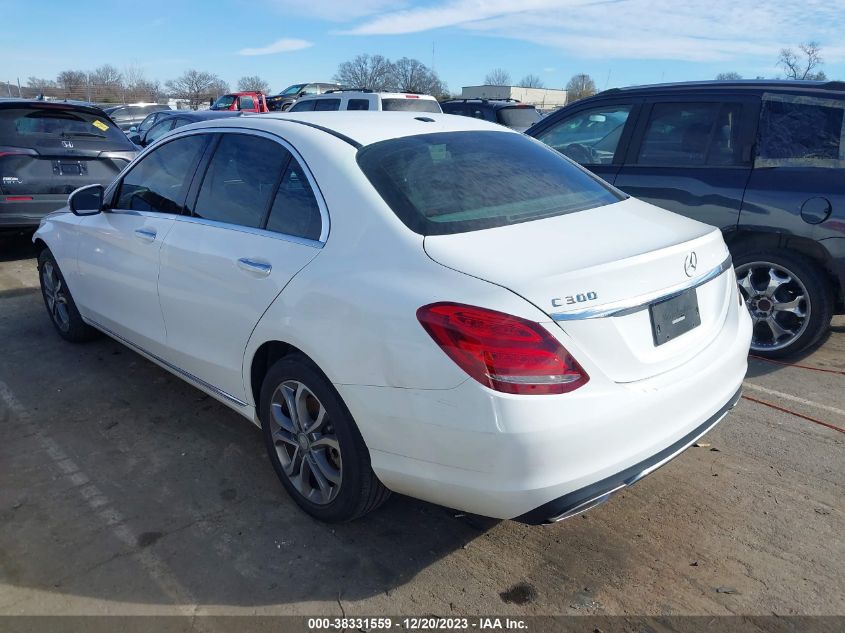 2016 MERCEDES-BENZ C 300 4MATIC/LUXURY 4MATIC/SPORT 4MATIC - 55SWF4KB5GU129277