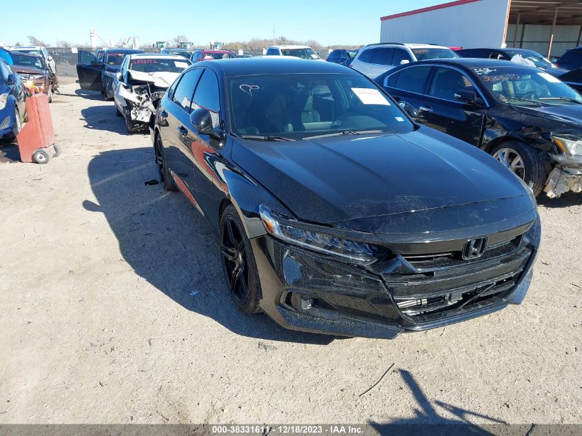 2021 HONDA ACCORD SPORT - 1HGCV1F38MA030242