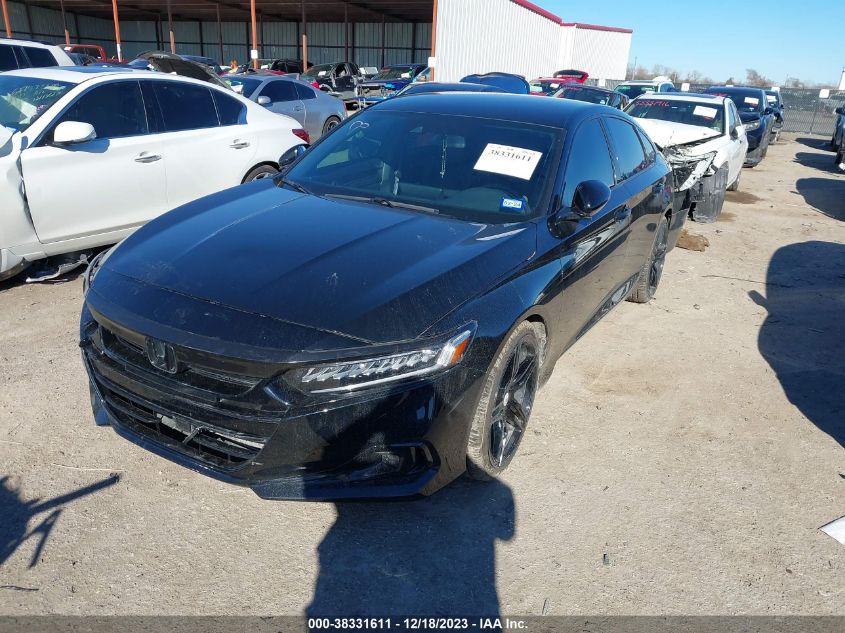 2021 HONDA ACCORD SPORT - 1HGCV1F38MA030242