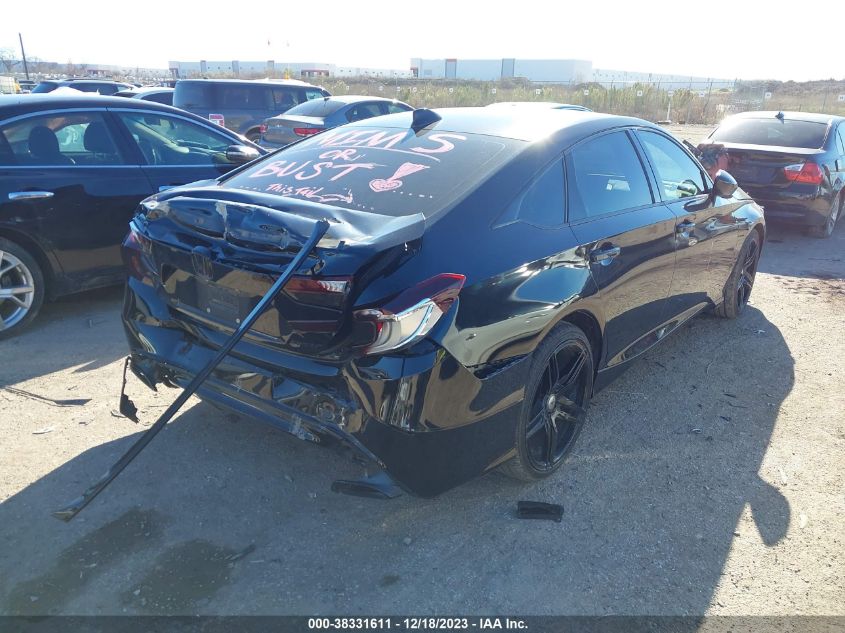 2021 HONDA ACCORD SPORT - 1HGCV1F38MA030242