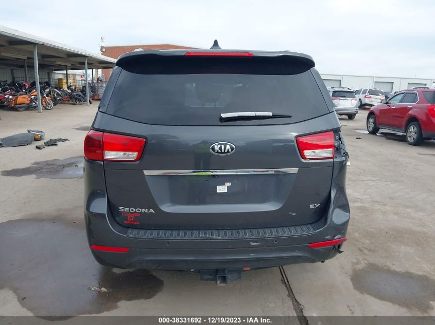 2015 KIA SEDONA EX - KNDMC5C14F6051405