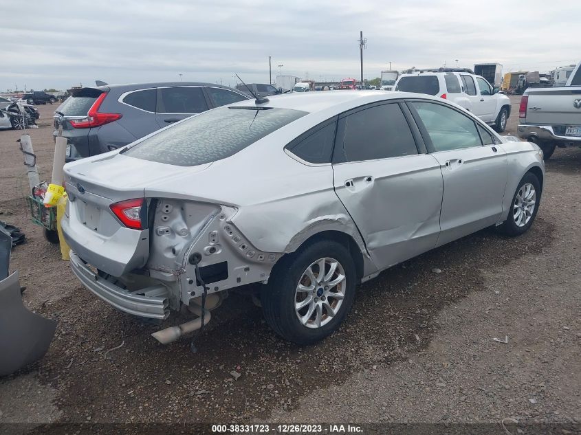 2015 FORD FUSION S - 3FA6P0G72FR127078