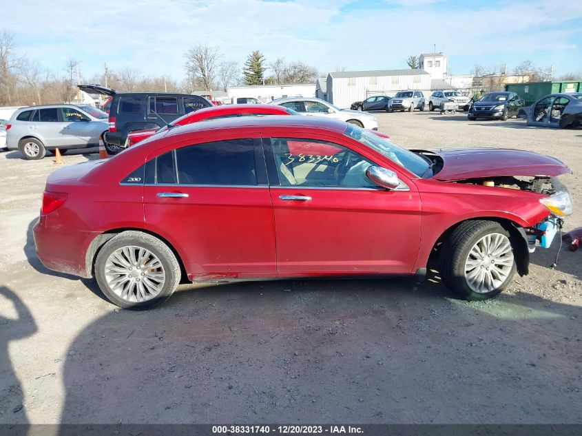 2013 CHRYSLER 200 LIMITED - 1C3CCBCG9DN657207