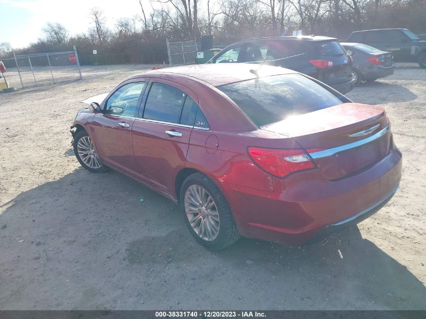 2013 CHRYSLER 200 LIMITED - 1C3CCBCG9DN657207