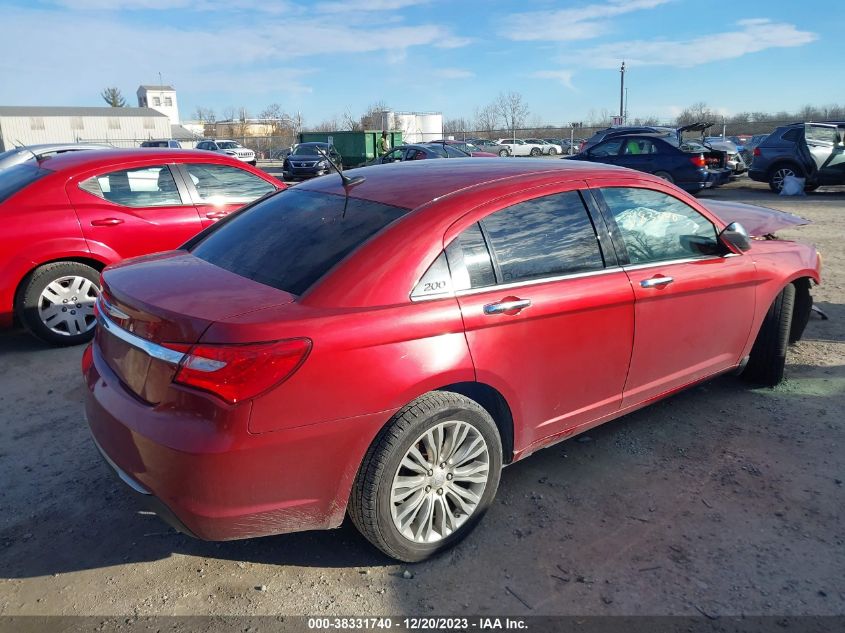2013 CHRYSLER 200 LIMITED - 1C3CCBCG9DN657207