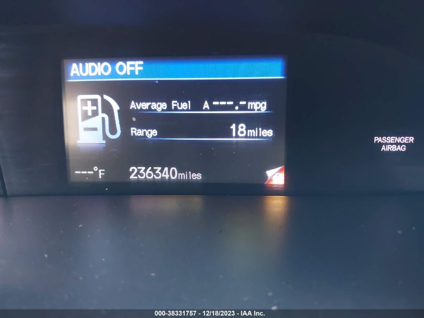 2013 HONDA CIVIC EX - 2HGFB2F80DH512647