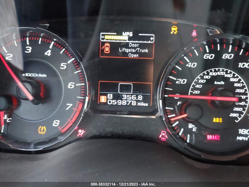 2020 SUBARU WRX - JF1VA1A62L9809887