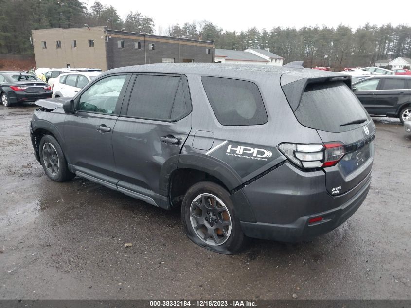 2023 HONDA PILOT LX - 5FNYG1H22PB029117