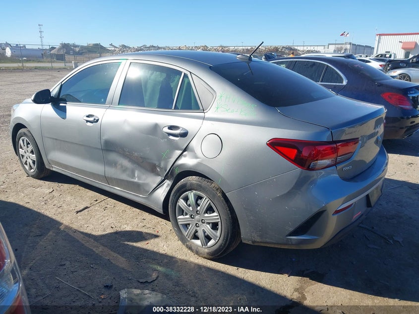 VIN 3KPA24AD4NE495020 2022 KIA RIO LX/S