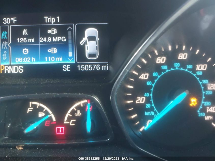 2013 FORD ESCAPE SE - 1FMCU0GX7DUD07387