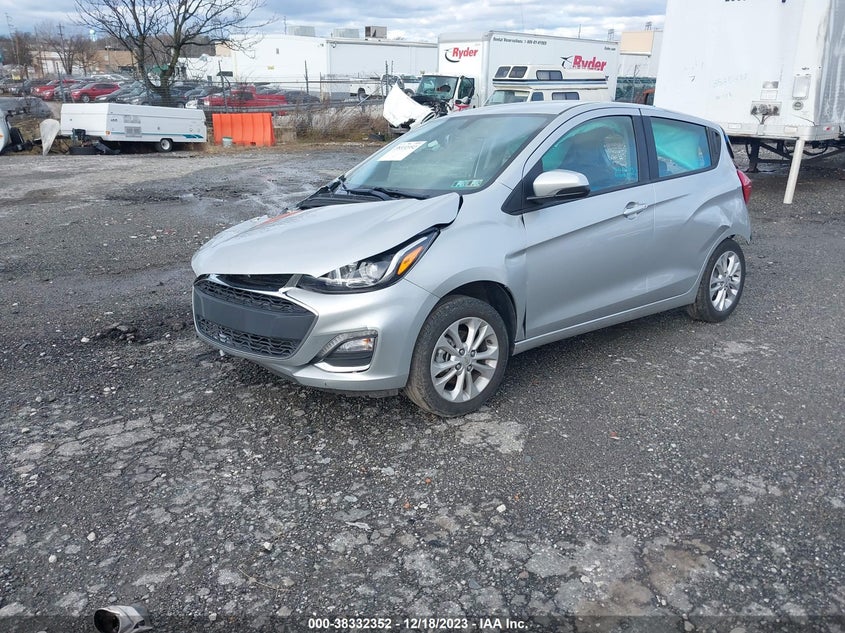 VIN KL8CD6SA9MC745739 2021 CHEVROLET SPARK 1LT