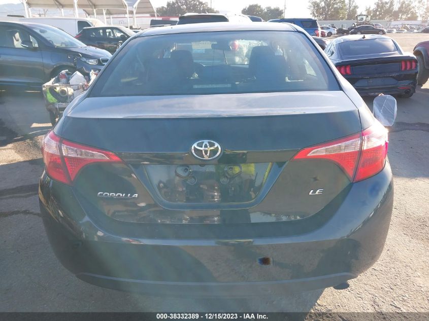 2018 TOYOTA COROLLA LE - 2T1BURHE6JC974574