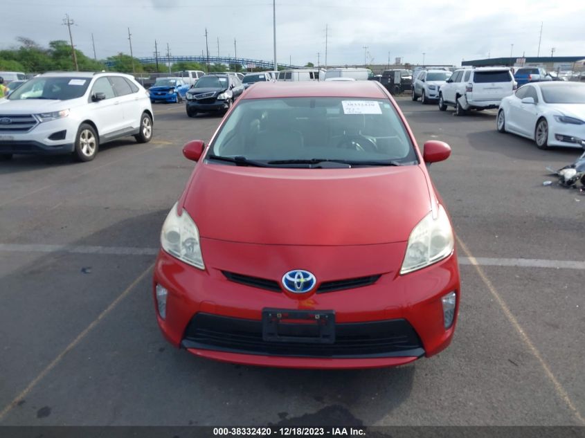 2013 TOYOTA PRIUS FOUR - JTDKN3DU9D1729977