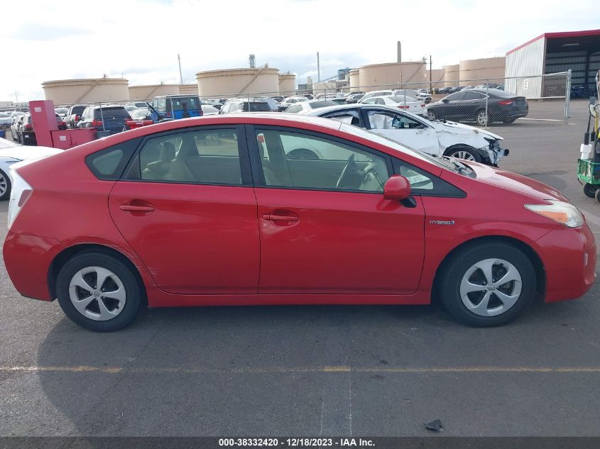 2013 TOYOTA PRIUS FOUR - JTDKN3DU9D1729977