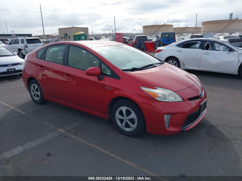 2013 TOYOTA PRIUS FOUR - JTDKN3DU9D1729977