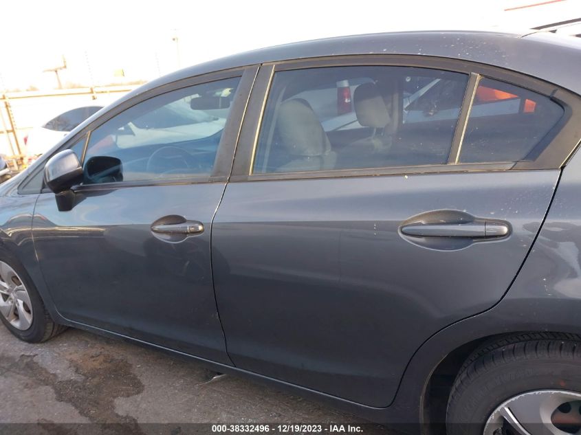 2013 HONDA CIVIC LX - 19XFB2F58DE096377