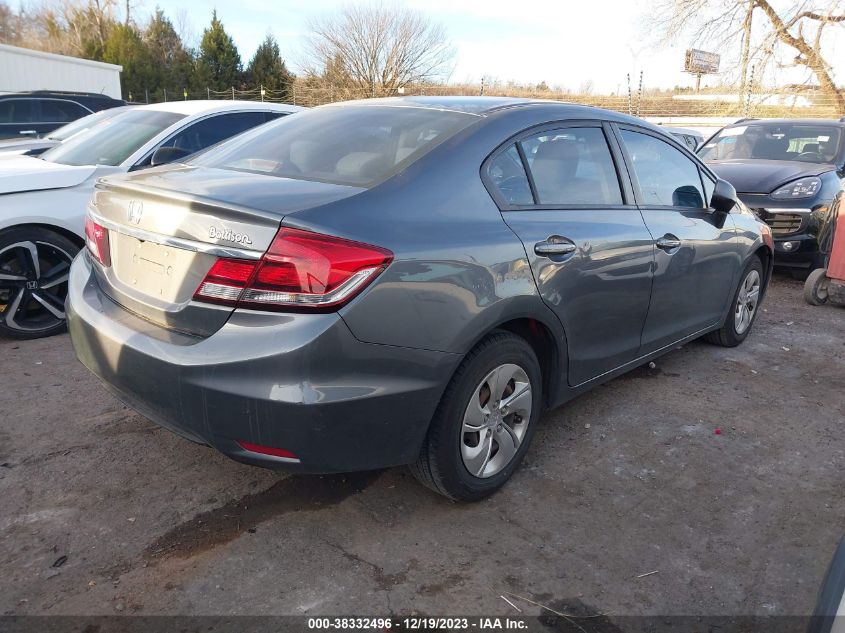 2013 HONDA CIVIC LX - 19XFB2F58DE096377