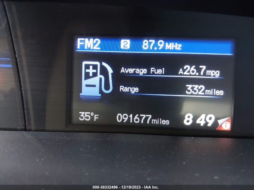 2013 HONDA CIVIC LX - 19XFB2F58DE096377