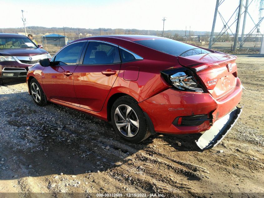 2020 HONDA CIVIC LX - 19XFC2F66LE004882