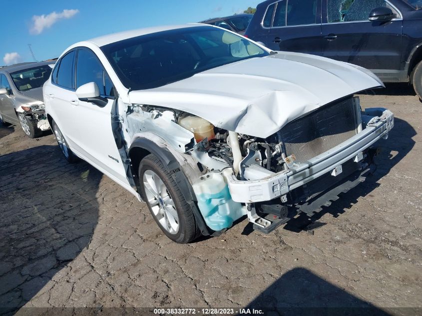 Lot #2534661379 2019 FORD FUSION HYBRID SE salvage car