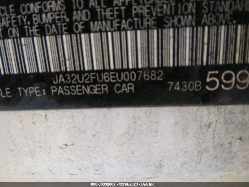 2014 MITSUBISHI LANCER ES - JA32U2FU6EU007682