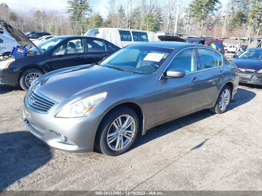 2013 INFINITI G37X - JN1CV6AR4DM759394