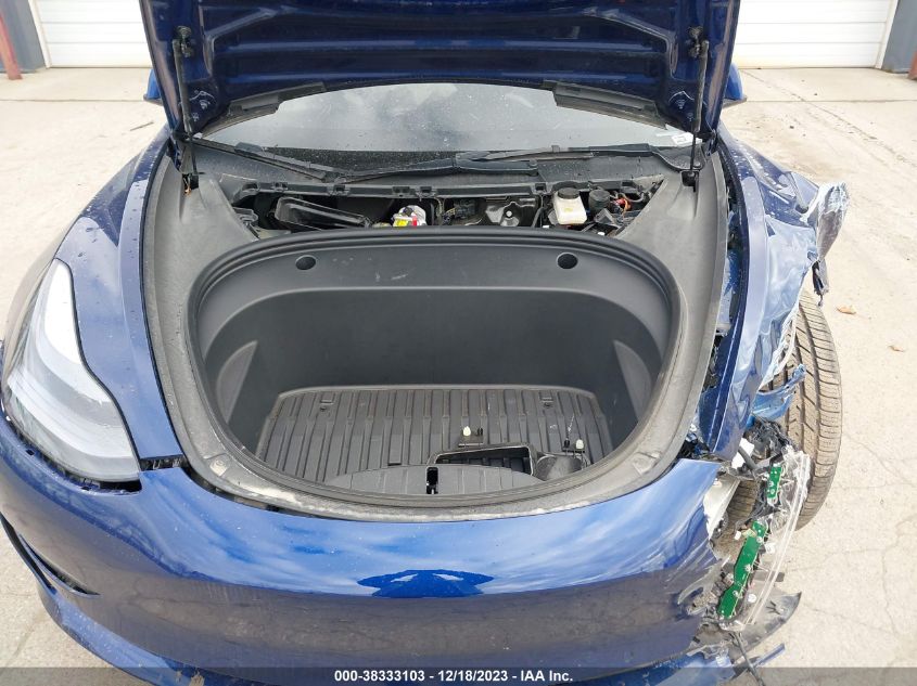 VIN: 5YJ3E1EC6NF236829 2022 TESLA MODEL 3