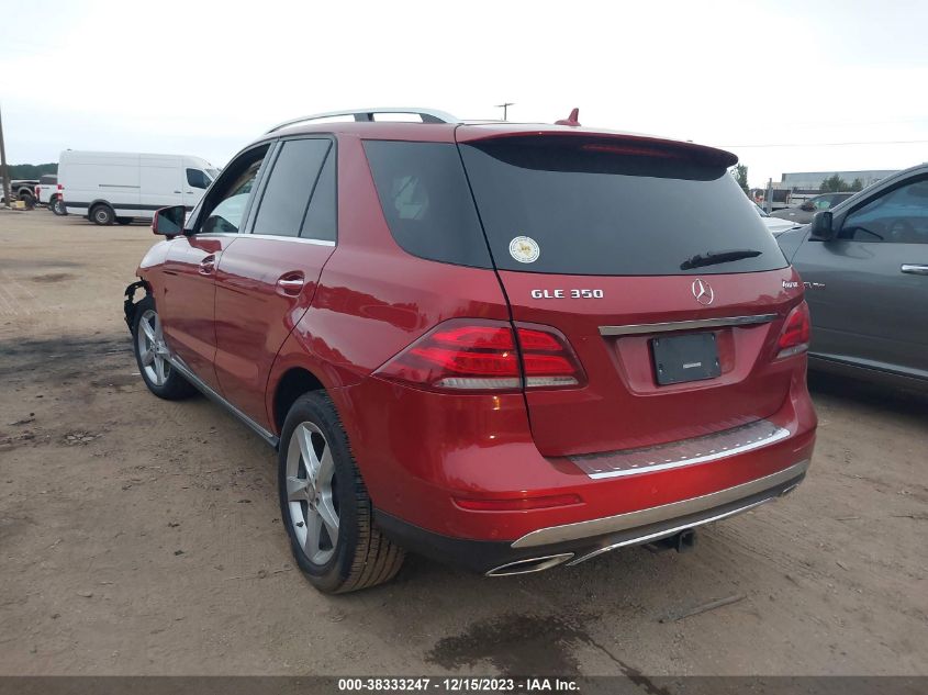 2016 MERCEDES-BENZ GLE 350 4MATIC - 4JGDA5HB7GA741599