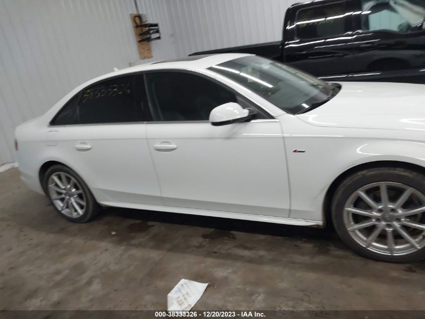2016 AUDI A4 PREMIUM S-LINE - WAUBFAFLXGN011788