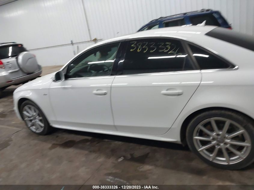 2016 AUDI A4 PREMIUM S-LINE - WAUBFAFLXGN011788
