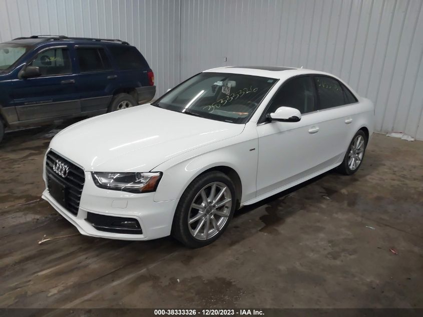 2016 AUDI A4 PREMIUM S-LINE - WAUBFAFLXGN011788