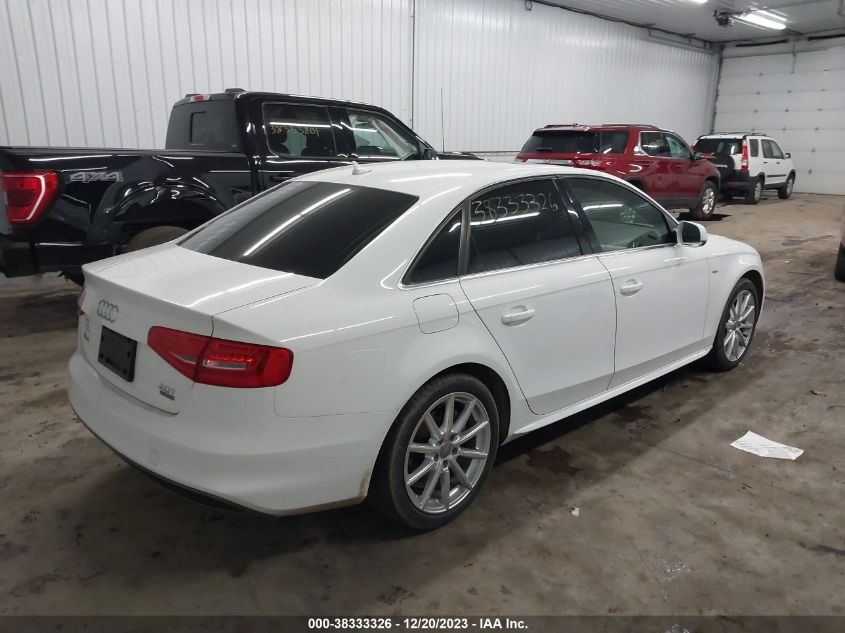 2016 AUDI A4 PREMIUM S-LINE - WAUBFAFLXGN011788