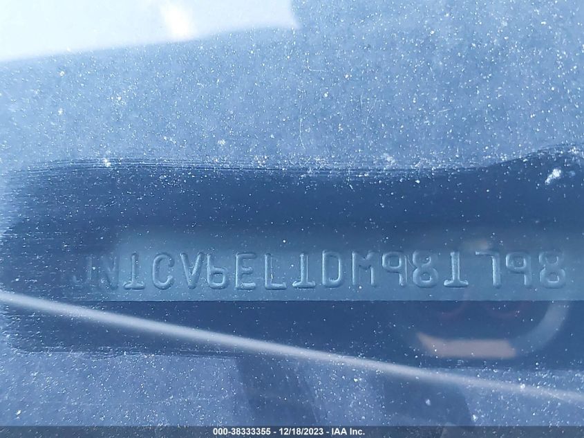 2013 INFINITI G37X - JN1CV6EL1DM981798